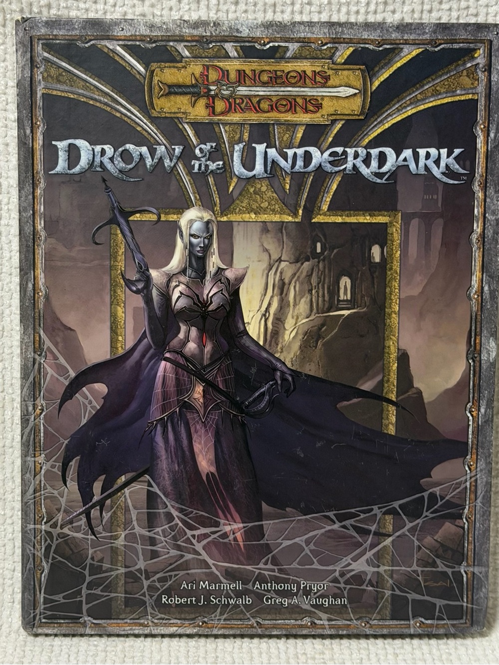 DROW OF THE UNDERDARK 2007 1st print HC Book Dungeons & Dragons